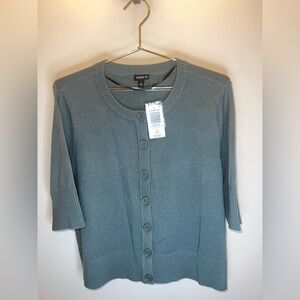 Torrid Everyday Soft Cardigan Shrug Dark Forest Green 1X NWT